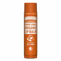 Dr. Bronner\'s Balzám na rty Orange Ginger 4 g