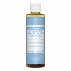 Dr. Bronner's Tekuté universální mýdlo ALL-ONE!, Baby-Mild 240 ml