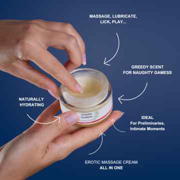 Goliate Jedlý masážní a lubrikační olej 2v1 The Gourmet Couple BIO 50 ml