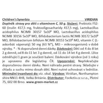 Viridian Children´s Synerbio 50 g